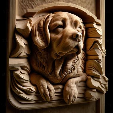 3D модель Собака Пагл (STL)